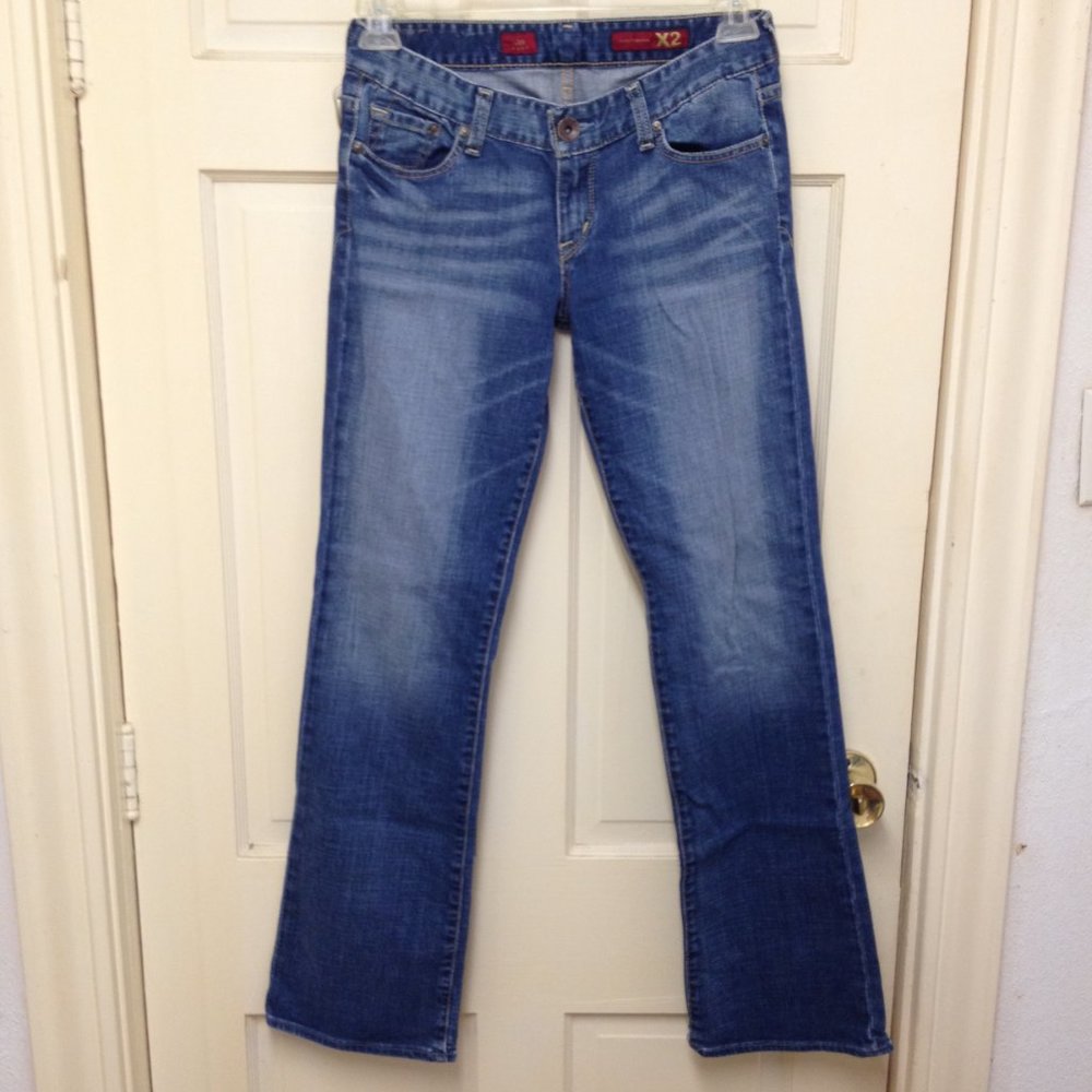 X2 Bootcut Blue Jeans W10, Sz 6L,28x32 - Picture 10 of 11